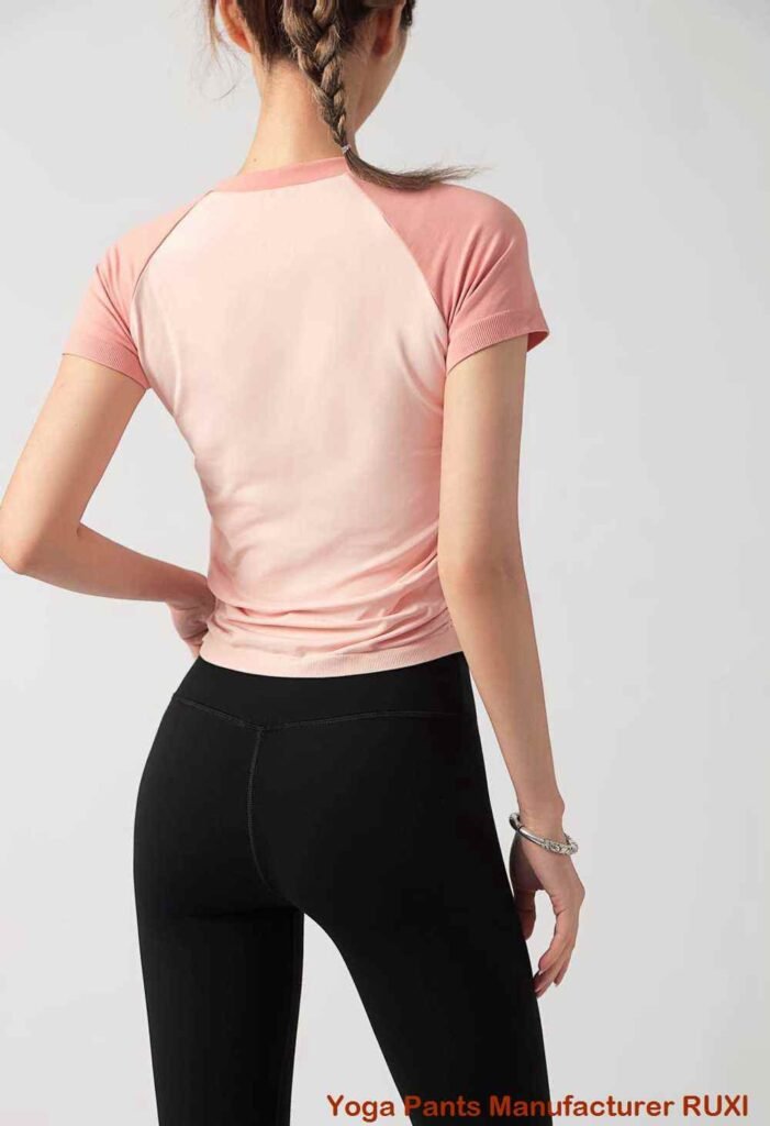 Pantalones cortos de running de tiro alto para mujer RUXI