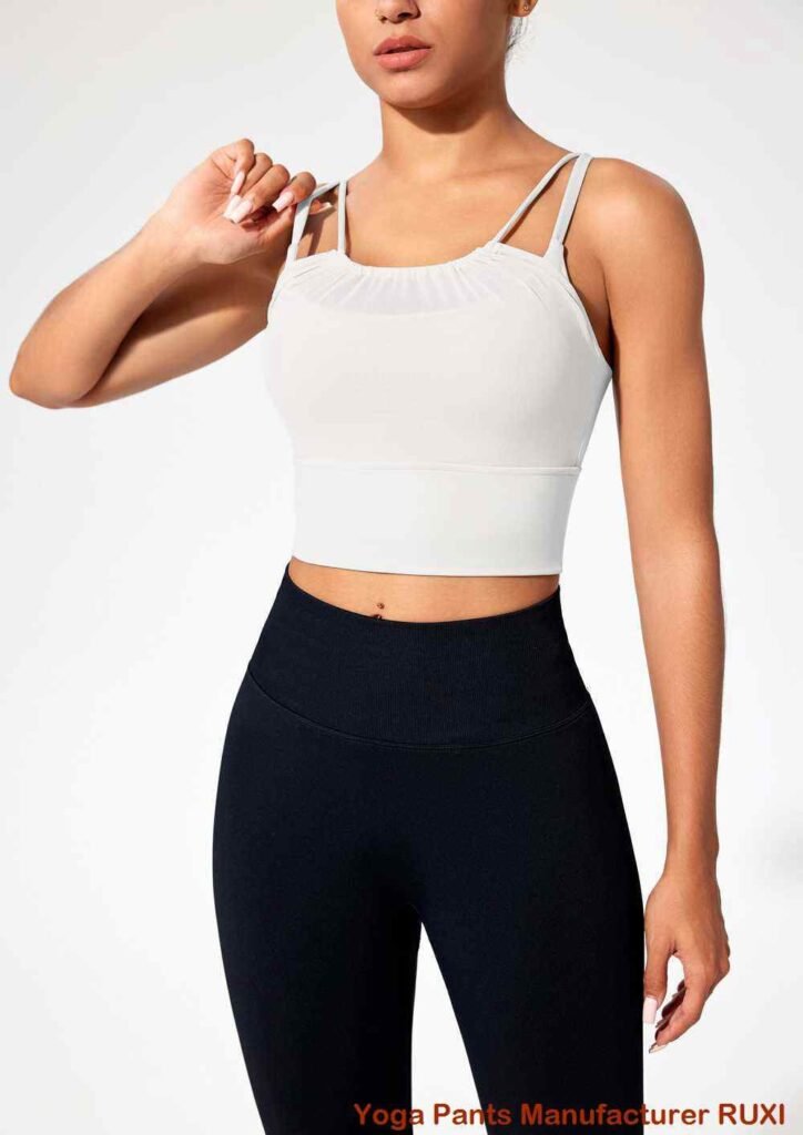 pantalones cortos de yoga de malla RUXI c3494