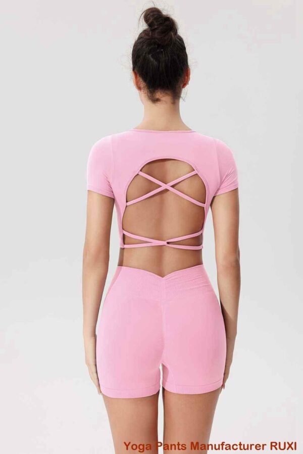 Pantalones cortos de entrenamiento para mujer RUXI c1838