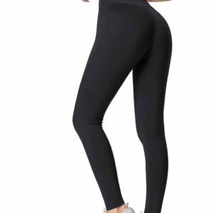 Leggings acampanados de color gris jaspeado RUXI c476