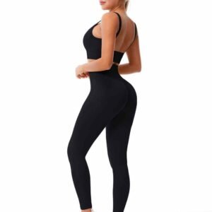 Leggings negros con bolsillos para mujer RUXI c325