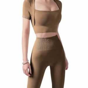 Pantalones cortos para correr de color rosa intenso RUXI