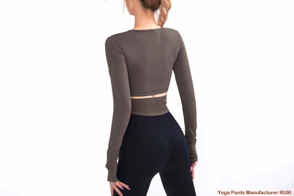 camisetas sin mangas de yoga para mujer RUXI c753