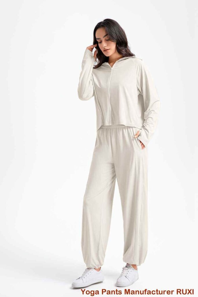 Conjunto de yoga de 2 piezas cómodo y elegante RUXI c742