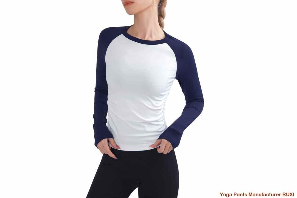 Pantalones de yoga con pierna acampanada RUXI c98