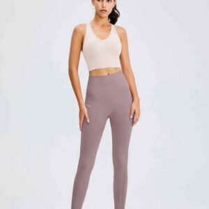 Pantalones de yoga con bolsillos traseros para mujer RUXI