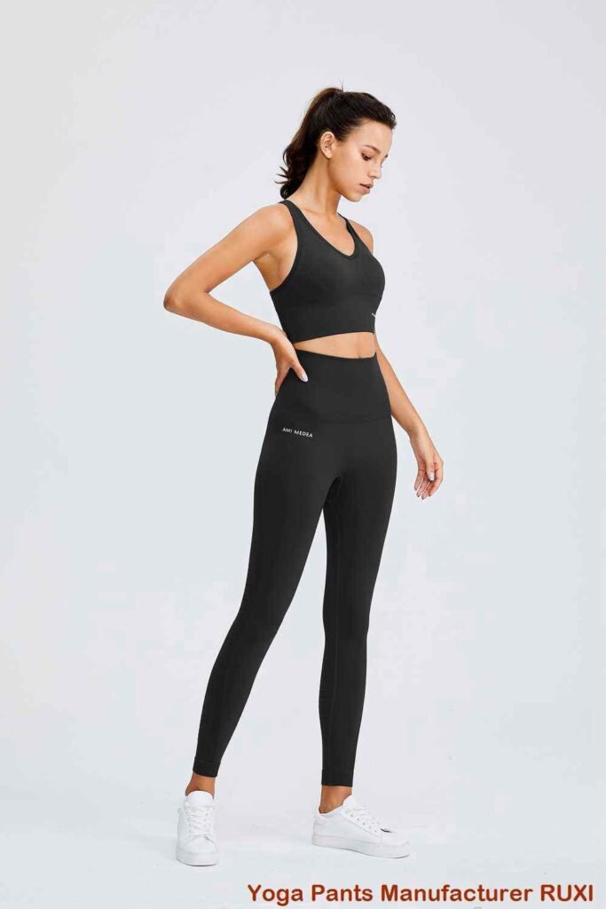 Pantalones de yoga de algodón orgánico RUXI c110