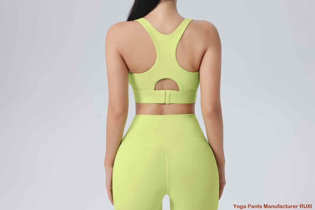 Leggings de entrenamiento de color rosa RUXI c124