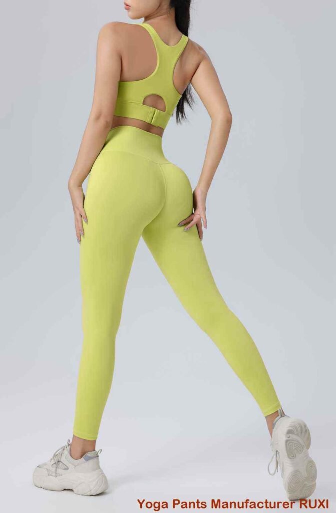 Pantalones cortos de yoga de algodón con bolsillos RUXI
