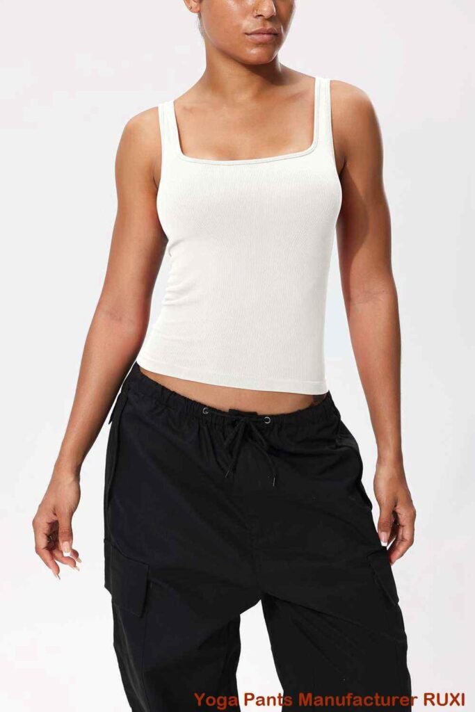 Leggings negros de entrenamiento con cintura alta RUXI c58