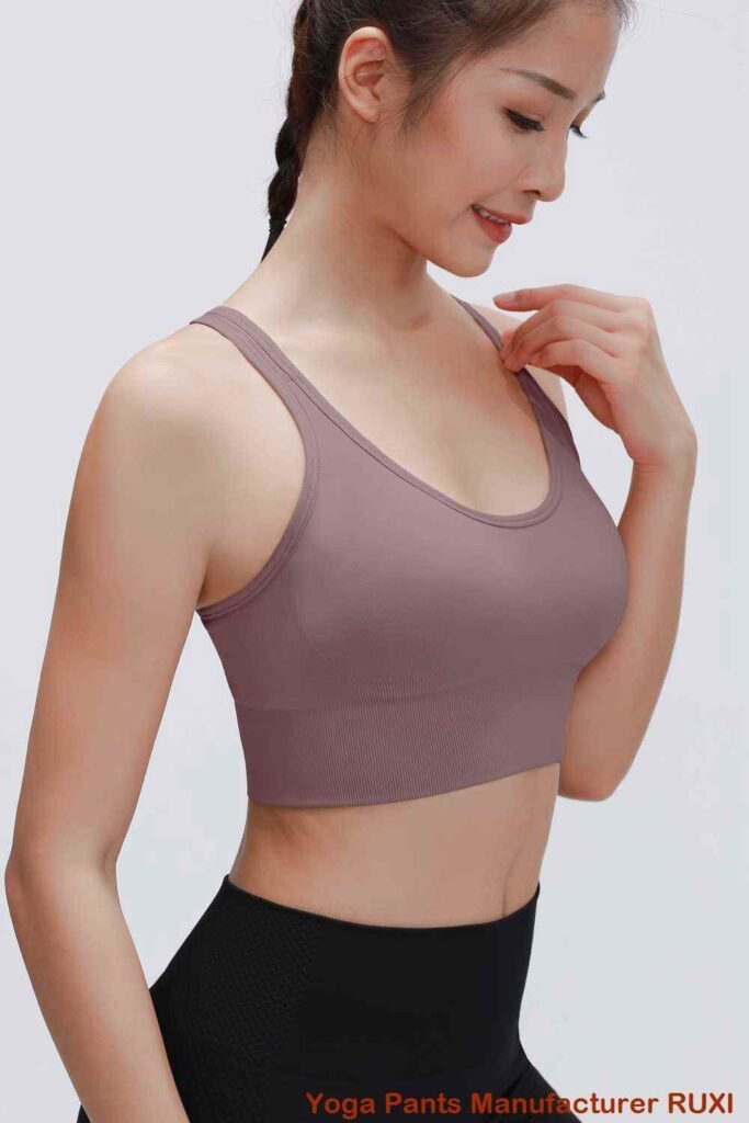 pantalones cortos de yoga negros para mujer RUXI c3539