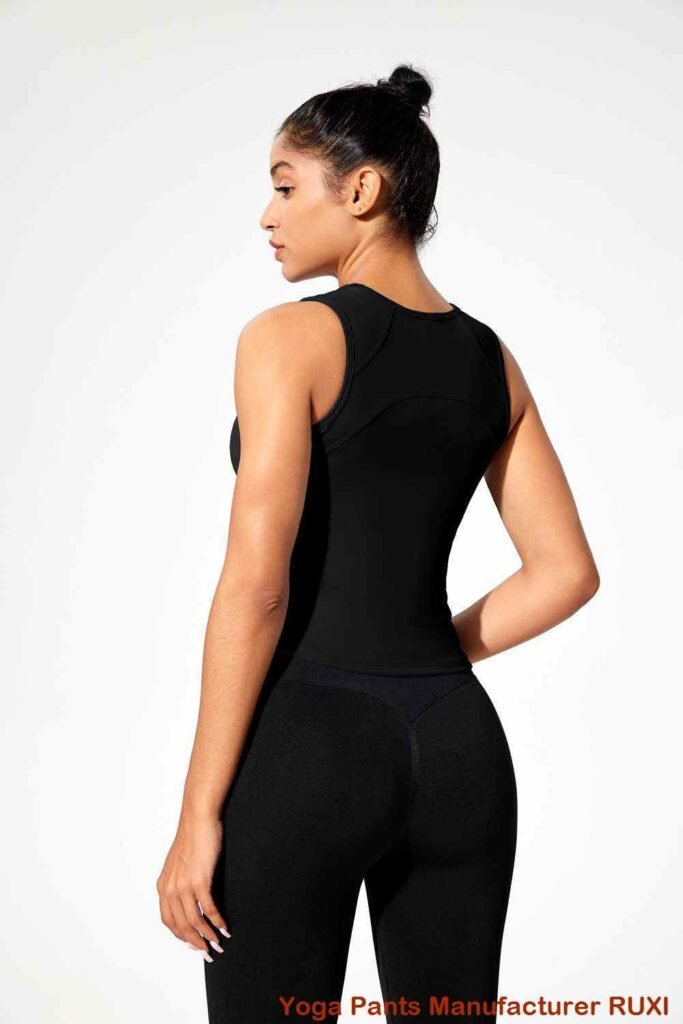 Pantalones cortos de entrenamiento negros para mujer RUXI