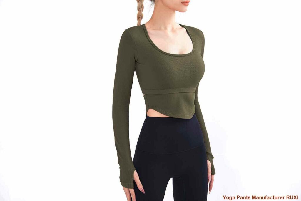 Pantalones cortos para correr de color verde neón RUXI