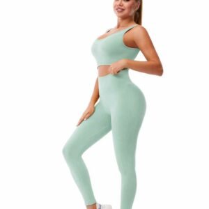 Pantalones de yoga acampanados largos para mujer RUXI c388