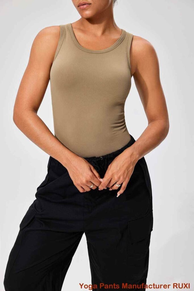 Leggings de camuflaje con bolsillos RUXI c680